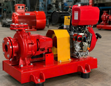 Máy Bơm DIESEL 10HP 7.5kw Họng 40 VNPY HLR40-200/7.5