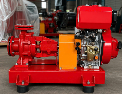 Máy Bơm DIESEL 10HP 7.5kw Họng 40 VNPY HLR40-200/7.5