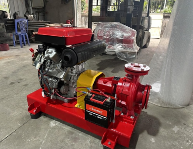 Máy Bơm DIESEL 25HP 18.5kw Họng 65 VNPY HLR65-200/18.5