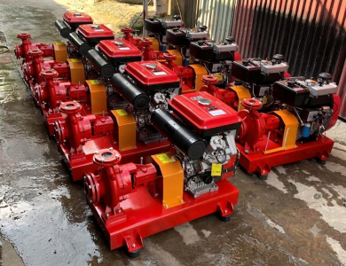 Máy Bơm DIESEL 25HP 18.5kw Họng 65 VNPY HLR65-200/18.5