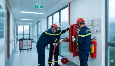 Thi Công PCCC Bệnh Viện : Giải Pháp An Toàn Đạt Chuẩn Nghiệm Thu
