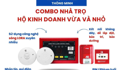THIẾT BỊ BÁO CHÁY THÔNG MINH CHO NHÀ TRỌ, HỘ KINH DOANH VỪA VÀ NHỎ