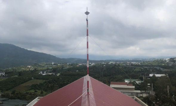PCCC QUỐC TÙNG THI CÔNG HỆ THỐNG PCCC VÀ HỆ THỐNG CHỐNG SÉT TRƯỜNG TIỂU HỌC LỘC SƠN