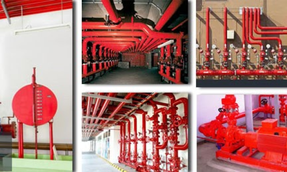PCCC QUỐC TÙNG THI CÔNG HỆ THỐNG PCCC CHO UBND HUYỆN BẢO LÂM 
