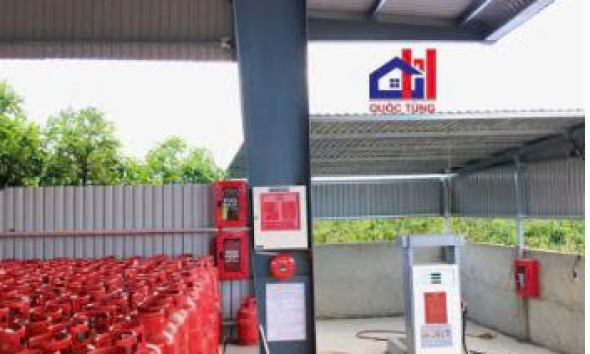Thi công, lắp đặt hệ thống PCCC cho cửa hàng kinh doanh Gas Ngọc Hoài tại xã Tân Hội