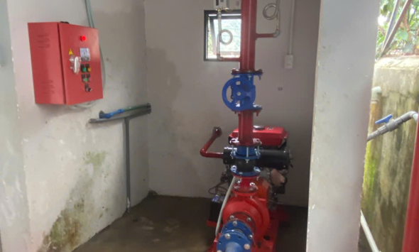 PCCC QUỐC TÙNG HOÀN THIỆN HỆ THỐNG MÁY BƠM PCCC VÀ BÁO CHÁY CHO CÔNG TY DHF LÂM ĐỒNG