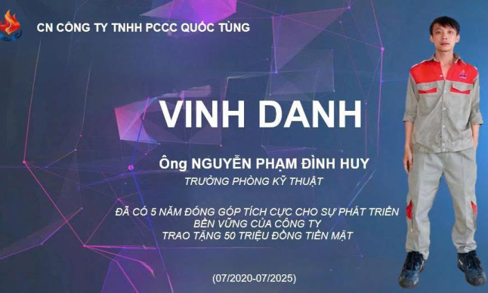 LỄ VINH DANH TRƯỞNG PHÒNG DÃ – 5 NĂM CỐNG HIẾN