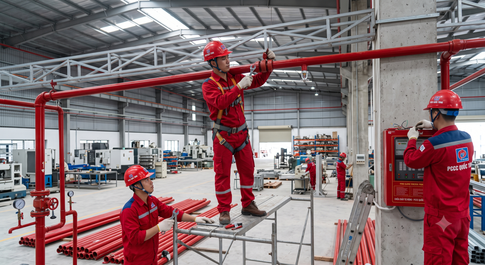 PCCC chuyên nghiệp thi công hệ thống phòng cháy chữa cháy