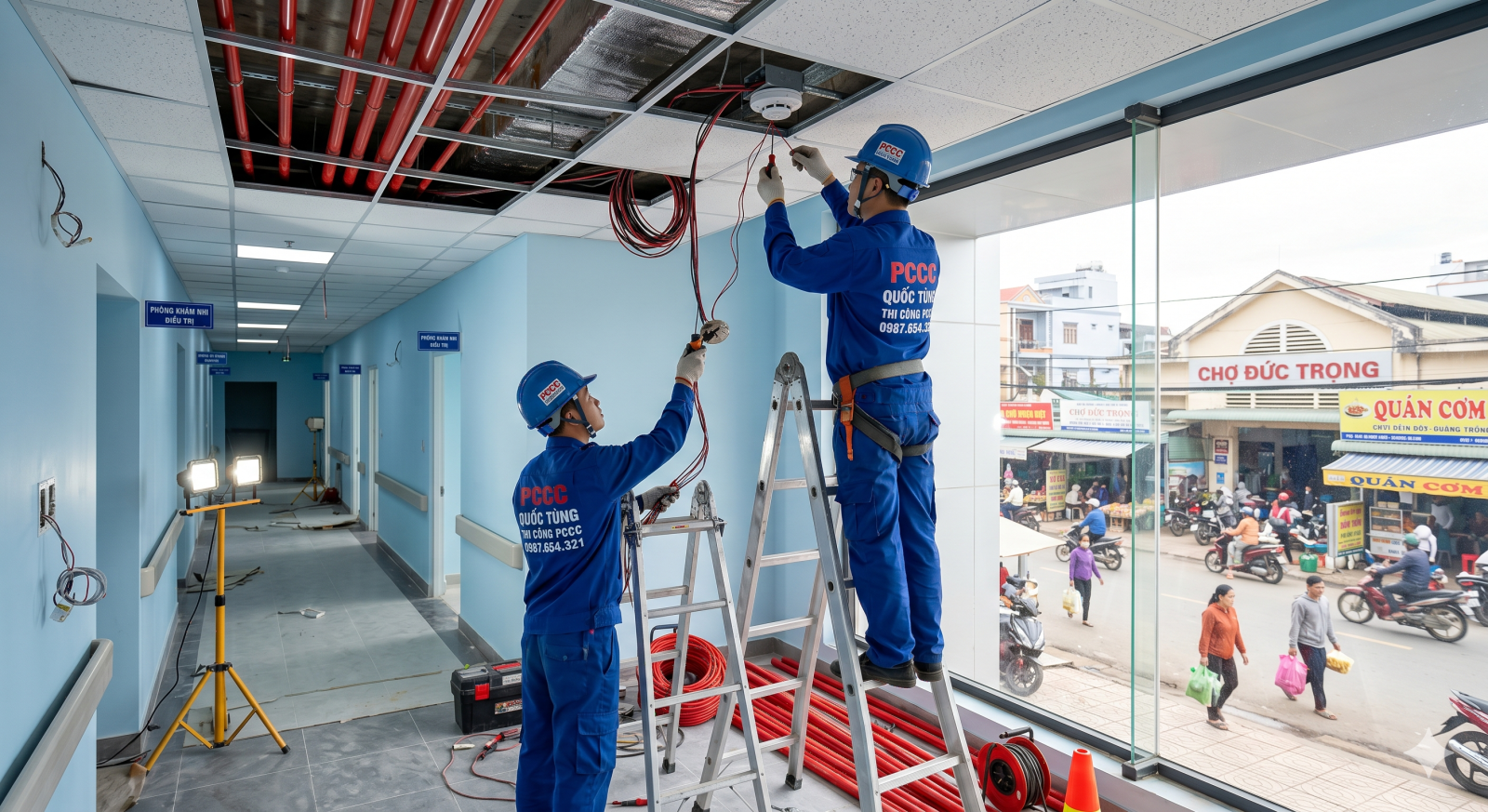 thi công PCCC bệnh viện
