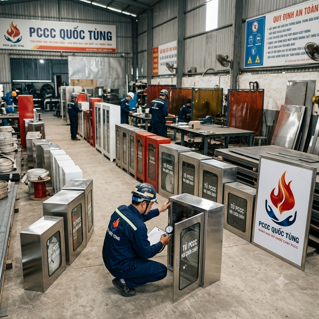 cấu tạo tủ pccc âm tường