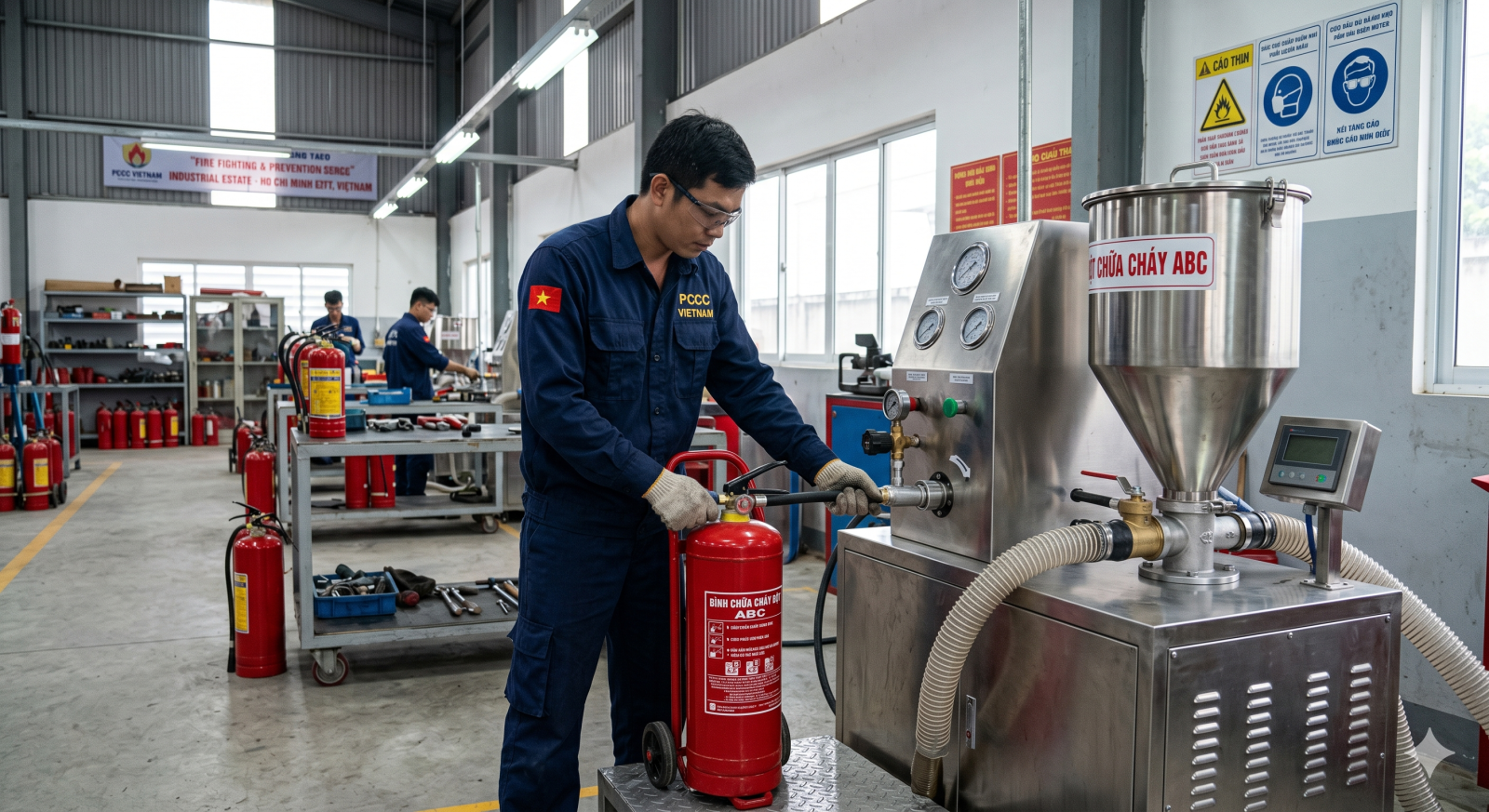 Dịch Vụ Nạp Bình Chữa Cháy PCCC Quốc Tùng