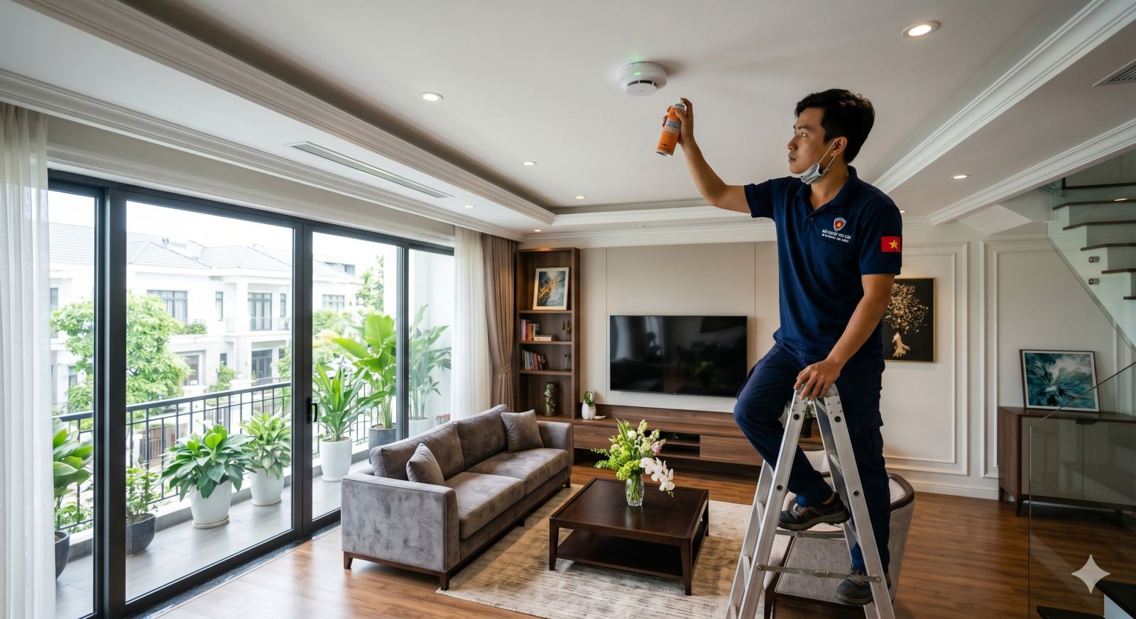Báo cháy không dây hiện đại cho gia đình