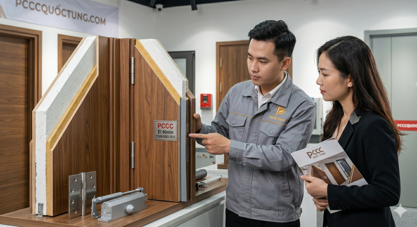 kinh nghiệm chọn cửa gỗ chống cháy