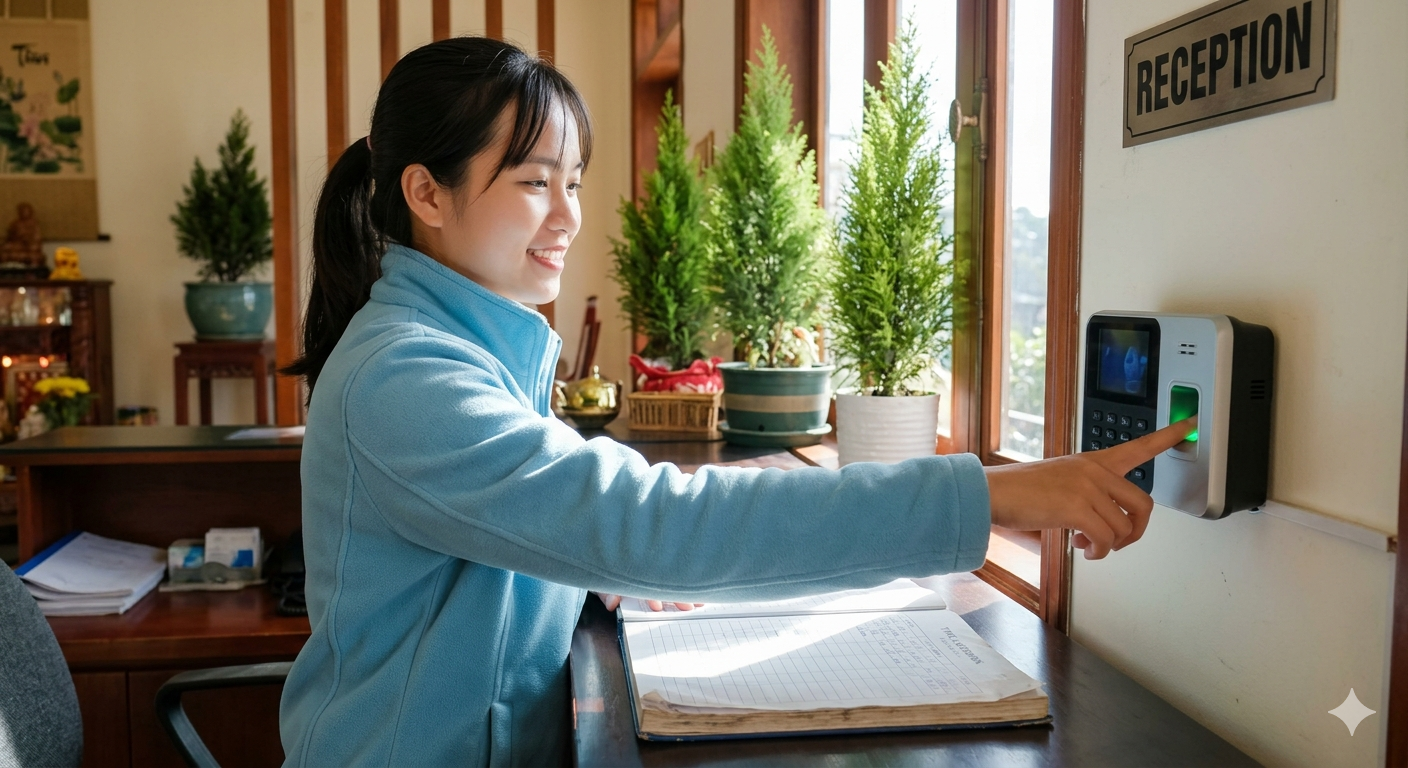 Máy chấm công vân tay