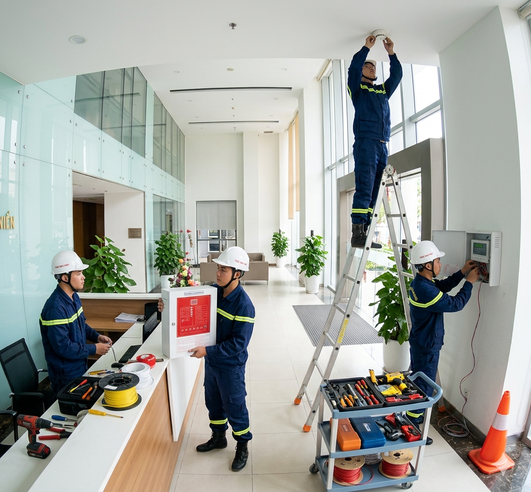 lắp đặt hệ thống báo cháy tại lâm đồng