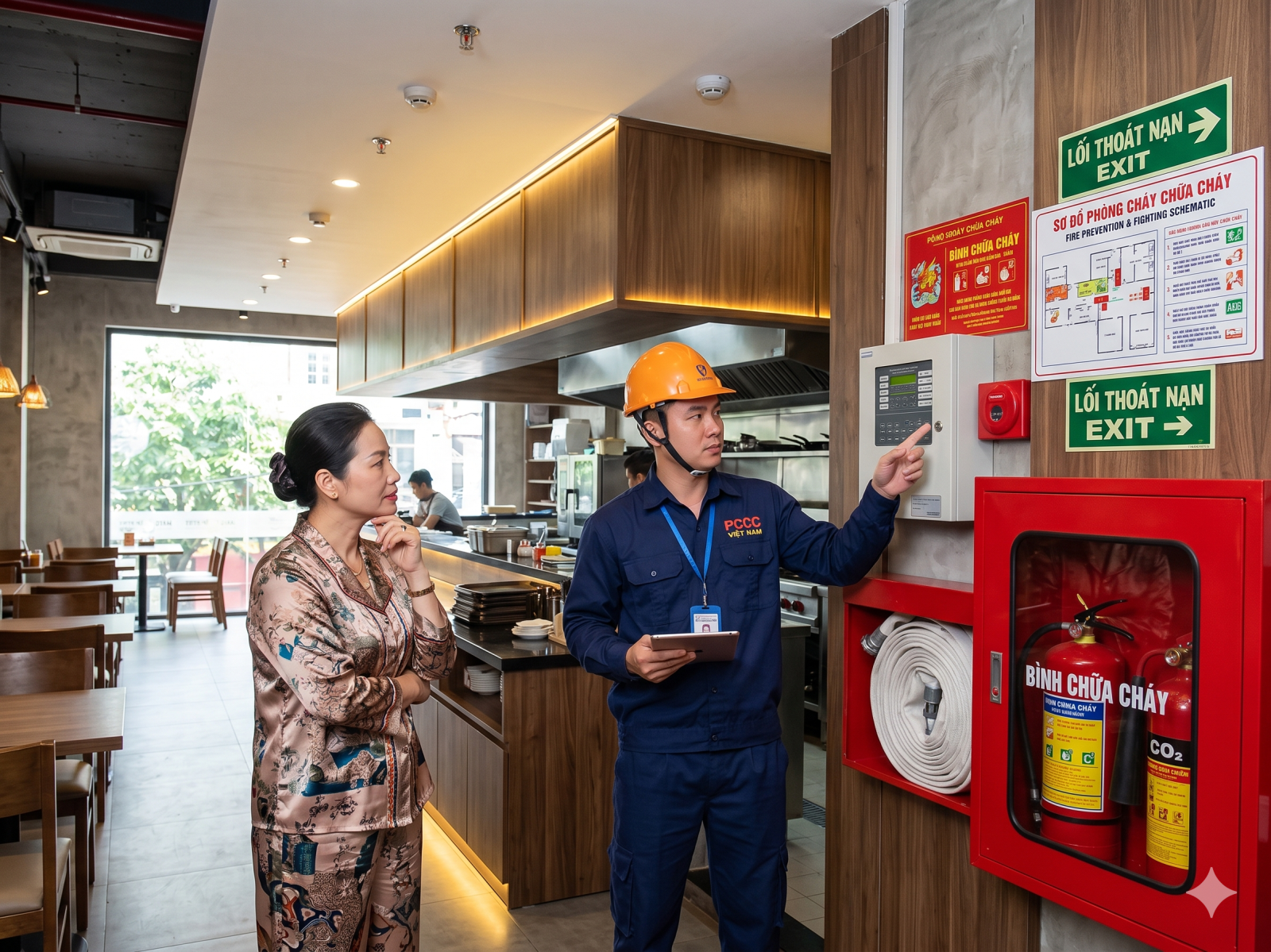 giải pháp PCCC nhà hàng tiết kiệm chi phí