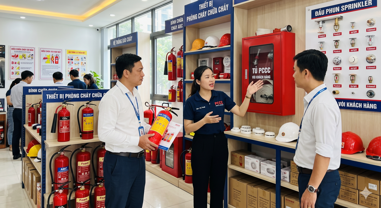 tư vấn pccc lựa chọn thiết bị phù hợp