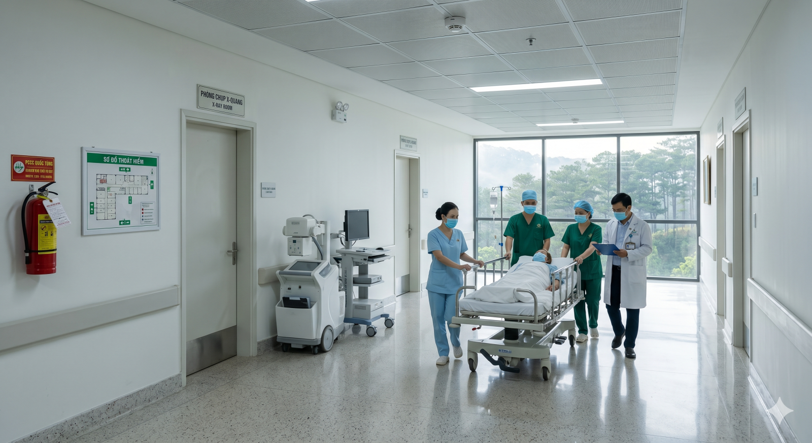 thi công PCCC bệnh viện