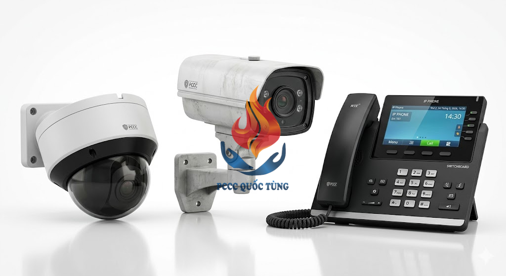 Các dòng sản phẩm lắp đặt camera và tổng đài điện thoại chất lượng