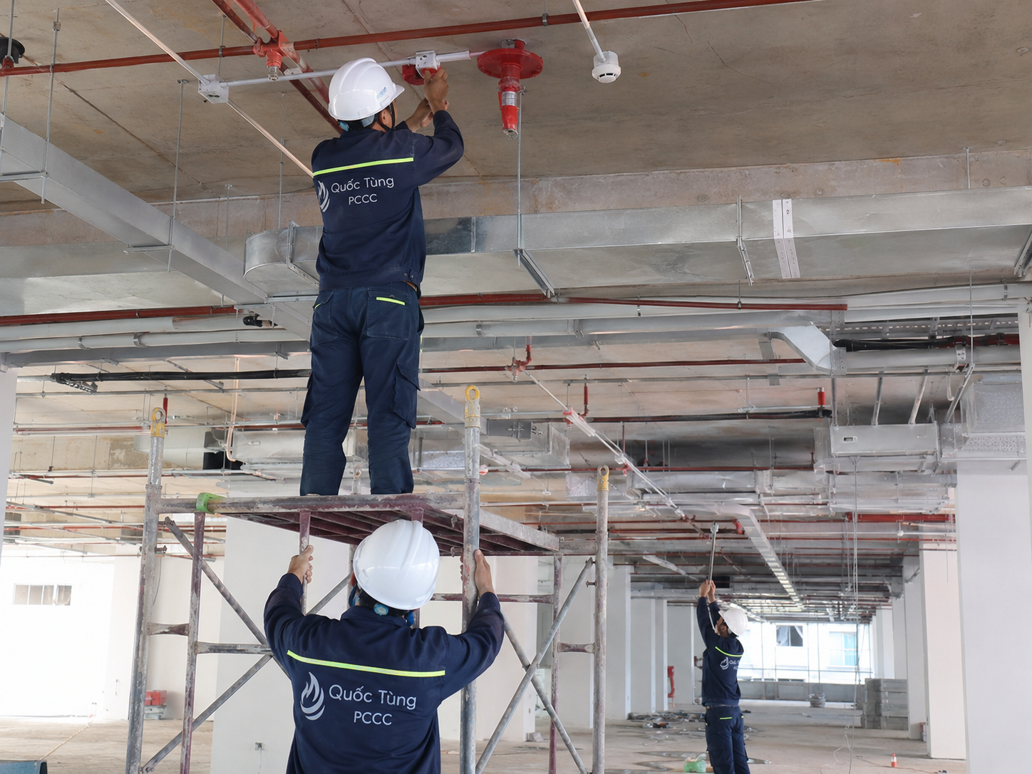 các hạng mục thầu thi công PCCC trong công trình xây dựng