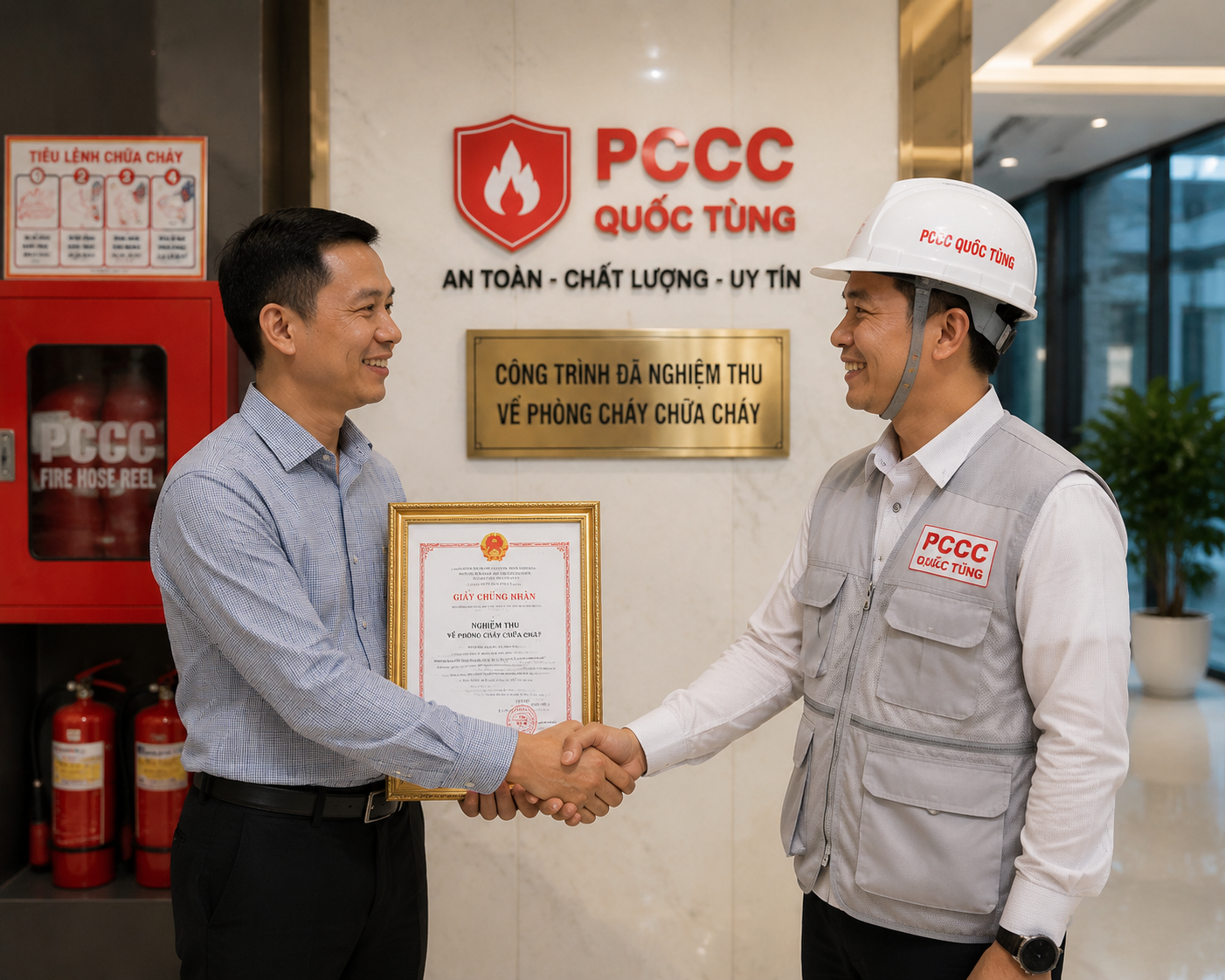 tiêu chí lựa chọn thầu thi công PCCC uy tín chất lượng cao
