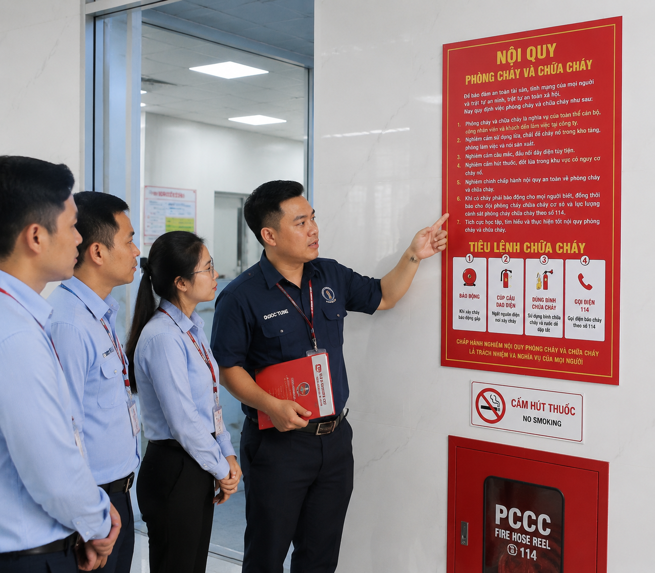 nội dung chuẩn nội quy tiêu lệnh PCCC theo quy định pháp luật Việt Nam