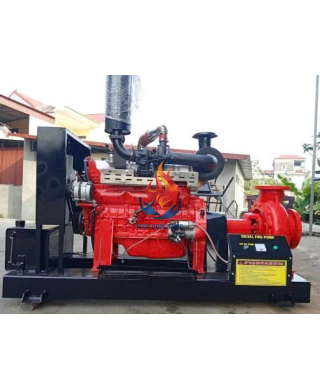 MÁY BƠM TRỤC NGANG ĐỘNG CƠ DIESEL